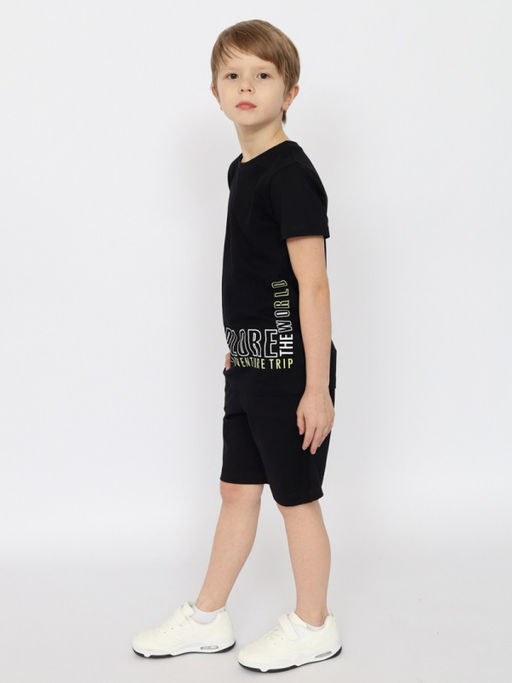 CRB wear/ HSJB 63839-22 Футболка для мальчика,черный/Ex.Cherubino  фото 3