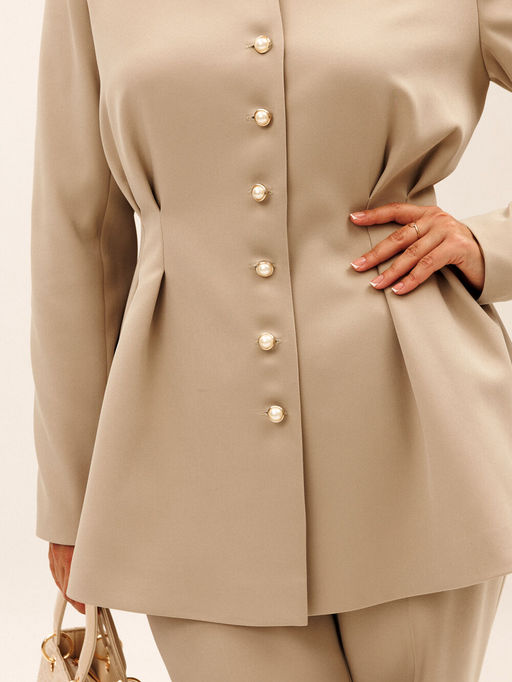 Костюм Liona Style 954 бежевый