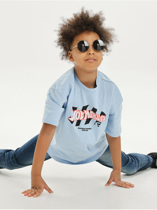 Футболка Машинка голубой мальчик - София фото 2