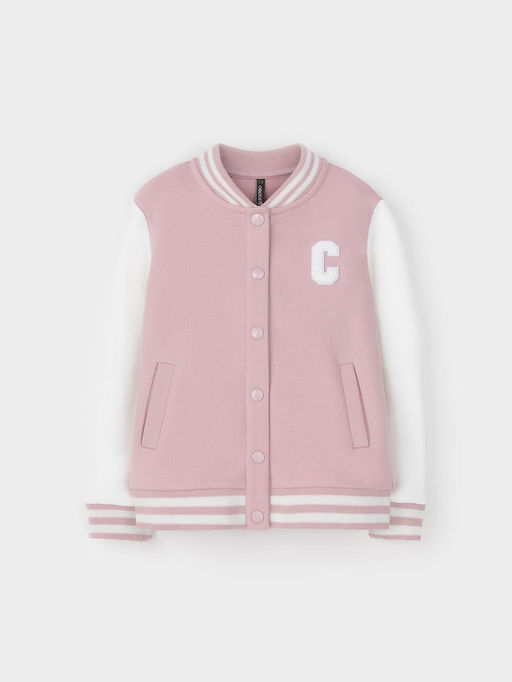 КР 302675-1/розовый лед жакет (бомбер) для дев