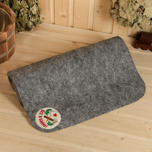 Коврик лежак для бани Все в баню, 150х50 см - Добропаровъ фото 3