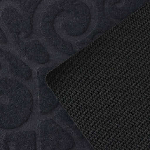 Коврик влаговпитывающий придверный без окантовки Доляна «Восточная сказка», 40×60 см, серый