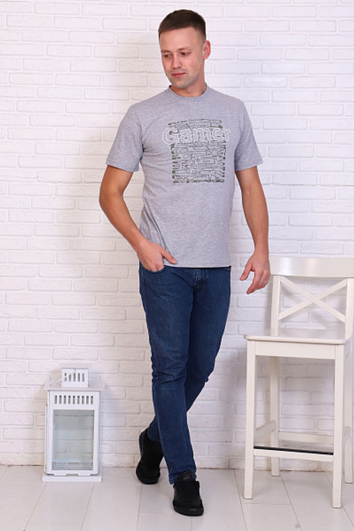 Футболка мужская, принт Gamer - Плиона фото 14