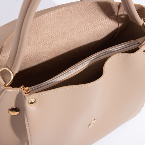 Сумка-мессенджер на клапане, цвет бежевый - Simaland фото 6