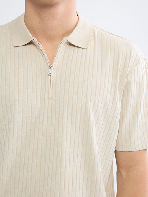 Polo Yaka ?izgili Erkek Ti??rt