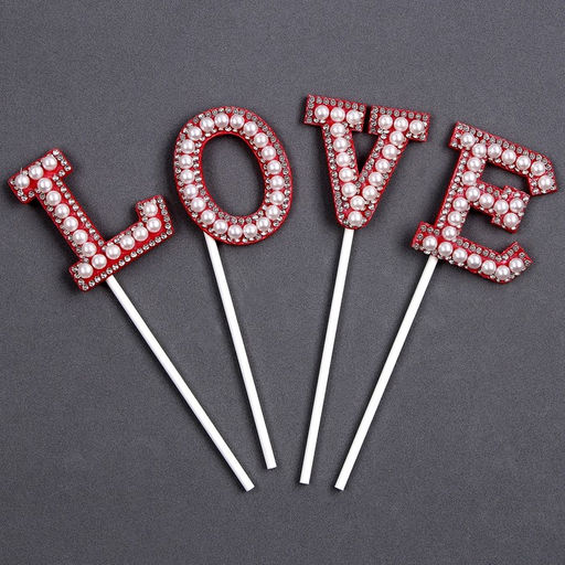 Набор для украшения LOVE, цвет красный - Страна карнавалия фото 6