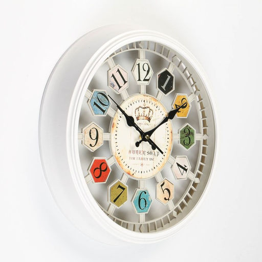 Часы настенные интерьерные, дискретный ход, d=37 см, от батарейки 1хАА