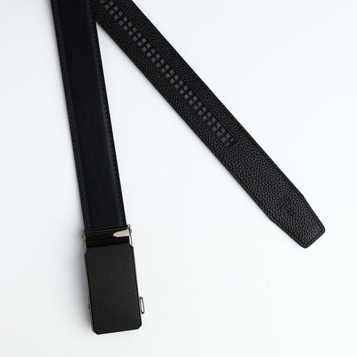 Ремень мужской, регулируемая длина 120 см, ширина 3.6 см, пряжка автомат, чёрный