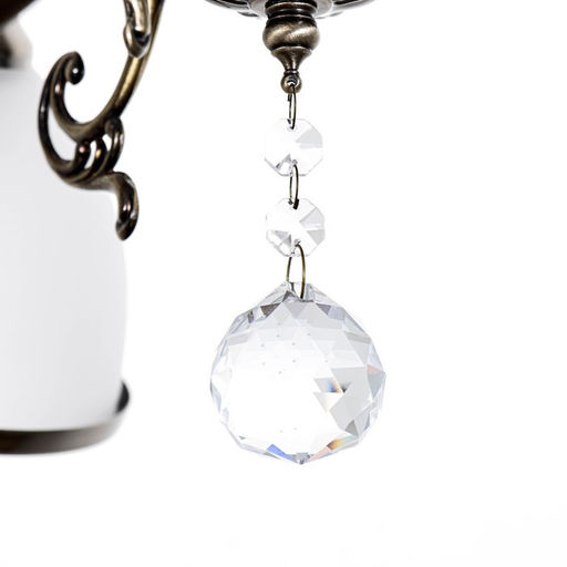 Светильник потолочный «28066/3AB WT» ЭкономСвет, 3×40 Вт, E27, белый, 28×48×50 см