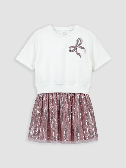 Payetli K?z ?ocuk Elbise