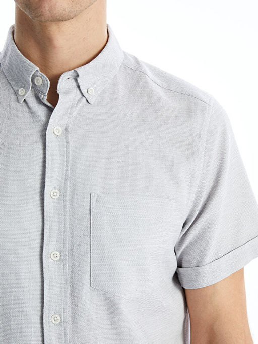 Regular Fit K?sa Kollu Arm?rl? Erkek G?mlek