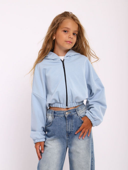 ТД051 Толстовка Porsch 2 (голубой) - Милаша фото 4