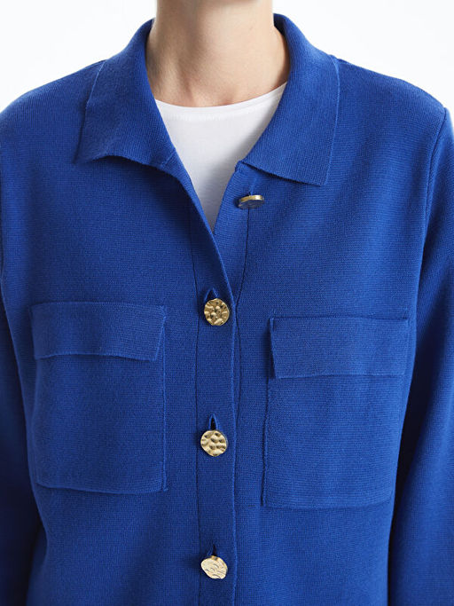 G?mlek Yaka Kad?n Triko H?rka