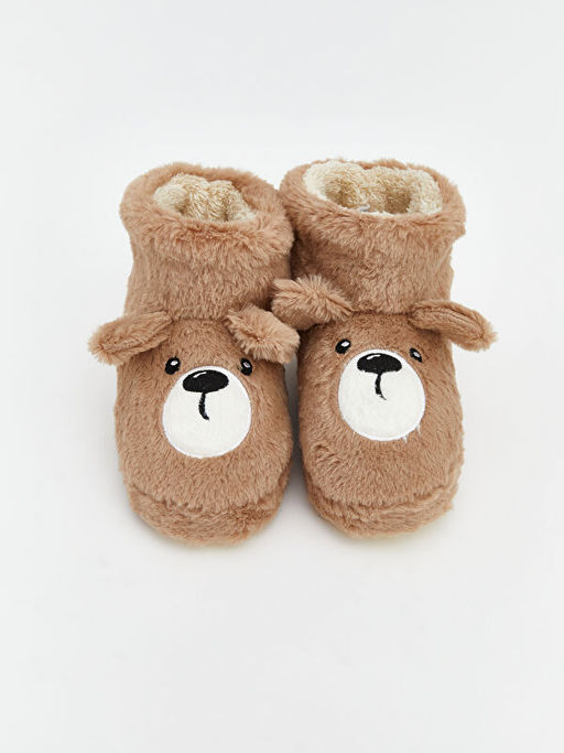 Hayvan Fig?rl? Erkek Bebek Pel?? Panduf