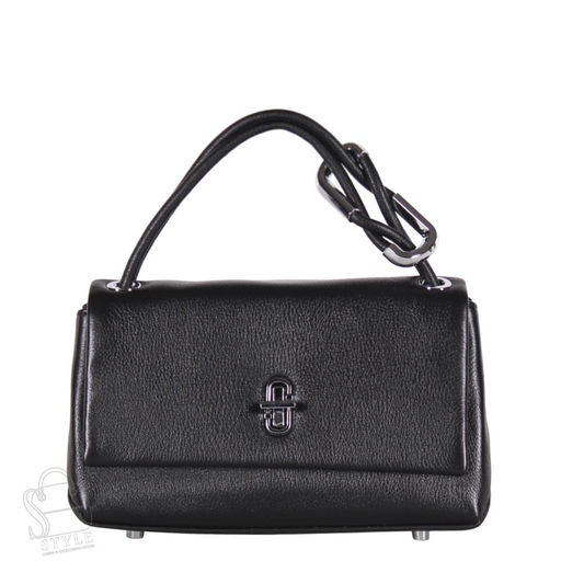 Сумка женская кожаная 8062Q black Polina&Eiterou