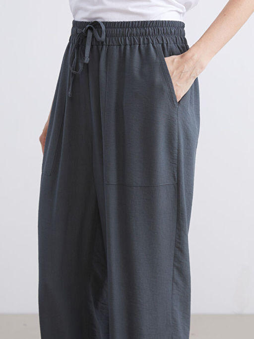 Beli Lastikli Havu? Kesim Kad?n Pantolon