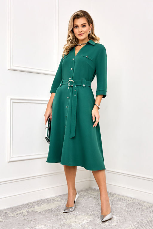 Платье AGATTI 5890 изумрудный