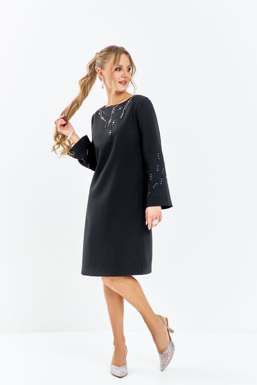 Платье Euro Moda 658 черный