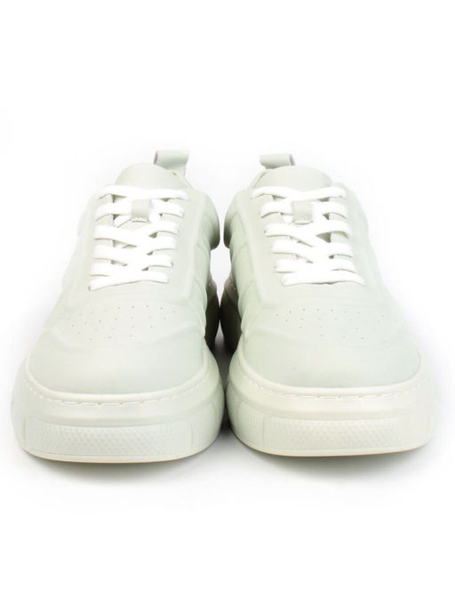 05-PDL255-6 LT. GREEN Кроссовки женские (натуральная кожа) - Фабричный китай фото 8