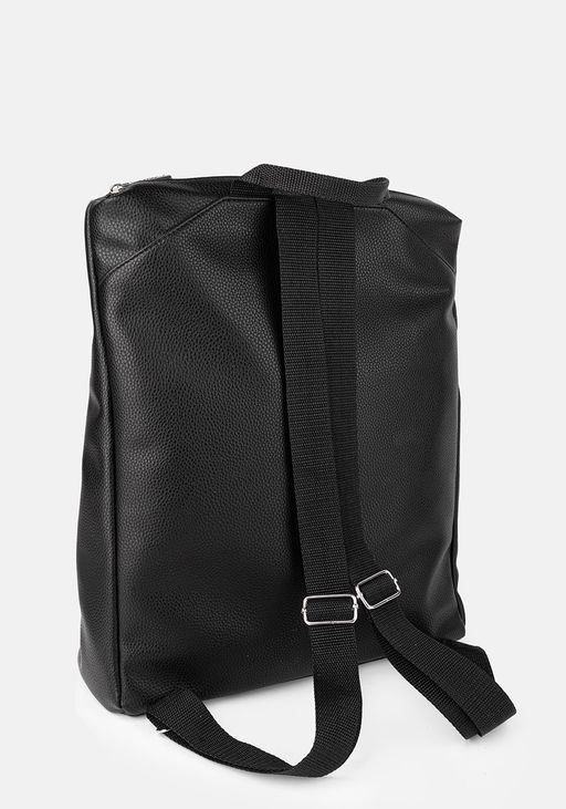 Рюкзак женский L-Craft. Модель №1521 | кожзам | гладкий | черный | Р820-1 | 31228  фото 7