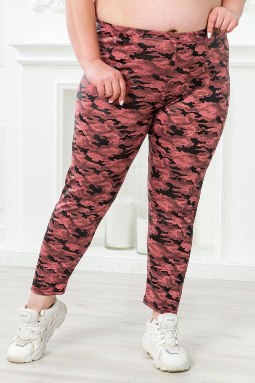 Легинсы женские из вискозы Fitness коралловый макси - Амадэль фото 6