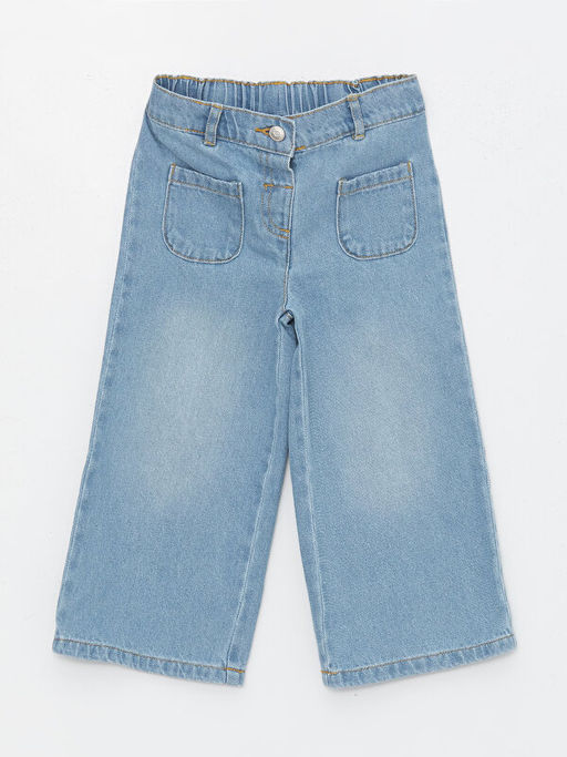 Beli Lastikli Basic K?z Bebek Jean Pantolon - Waikiki фото 3