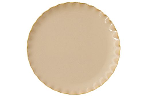 Тарелка обеденная Onde, песочная, 26 см - Easy life фото 2