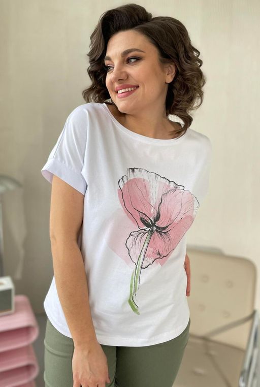 Футболка Rumoda 2113 белый  фото 2