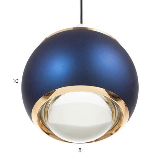 Светильник BayerLux «Лона» 1хLED 12 Вт синий 9.5×9.5×8-200 см