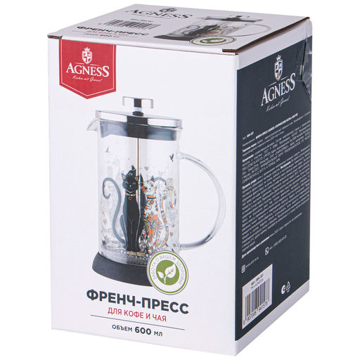ФРЕНЧ-ПРЕСС AGNESS ПАРИЖСКИЕ КОТЫ 600 МЛ  фото 2