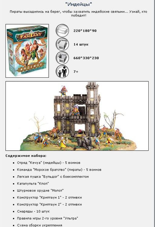 ТХ.Битвы Fantasy "Индейцы" арт.00276 /4
