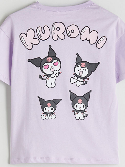 K?sa Kollu Hello Kitty Bask?l? K?z ?ocuk Pijama ?st