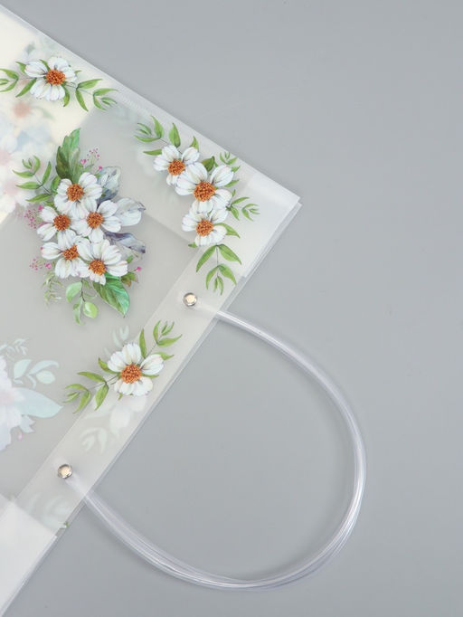 Пакет подарочный прозрачный , "Самой лучшей" 30 х 26 х 12