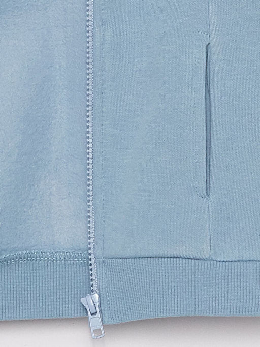 Kap??onlu Uzun Kollu Erkek Bebek Fermuarl? Sweatshirt - Waikiki фото 3