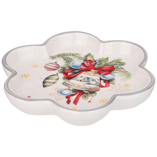 ТАРЕЛКА AGNESS С НОВЫМ ГОДОМ! ФИГУРНАЯ 15*2,5 СМ - Lefard фото 3