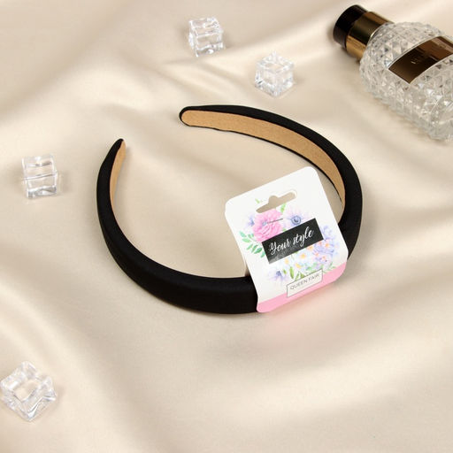 Цена за 2 шт. Ободок для волос «Жаннет», галант, 2 см, чёрный