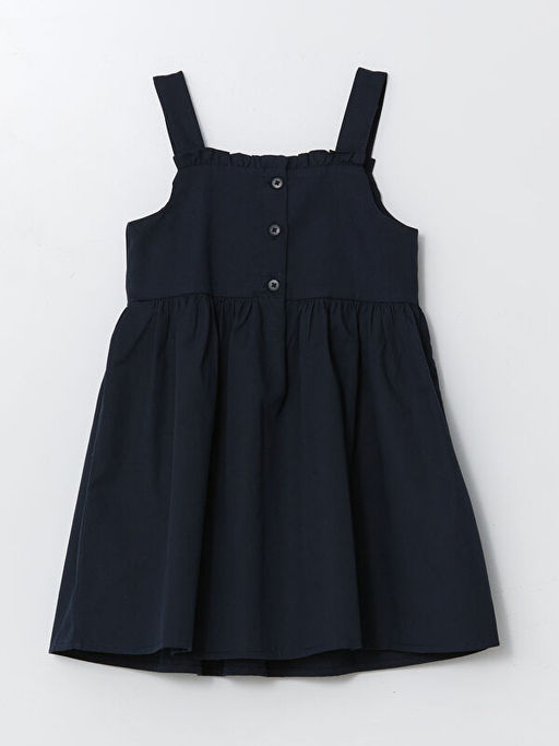 Kare Yaka K?z ?ocuk Elbise