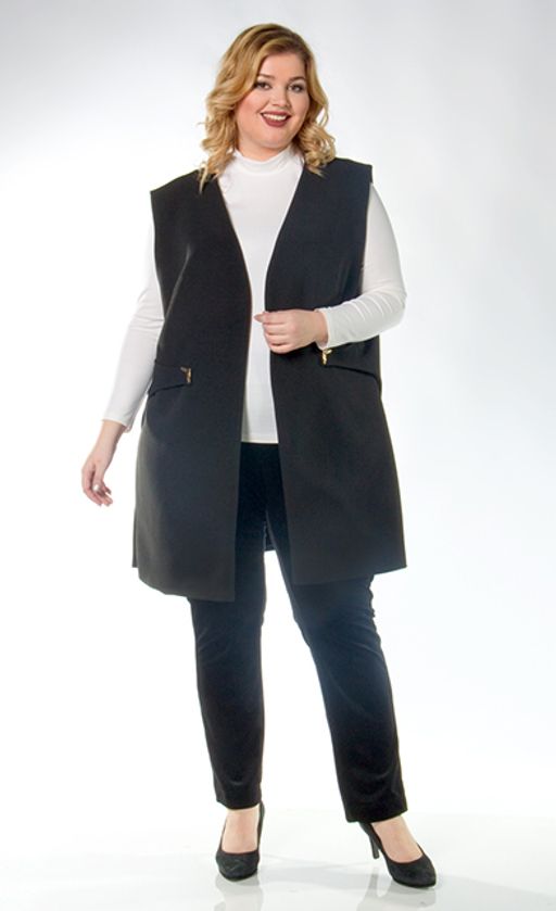 1040 жакет-жилет на подкладке - Ckc collections фото 2