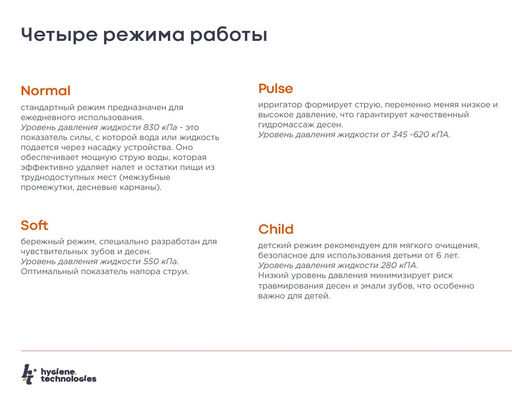 Ирригатор портативный HT модель I-01