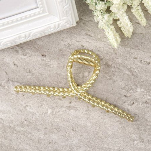 Краб для волос 11,5 см / NK-12 /уп 12/металл/золото - Галеонтрейд фото 2