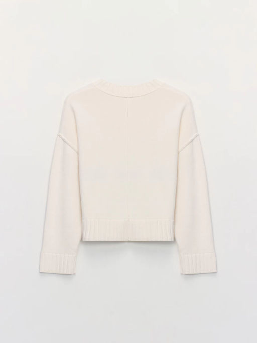 Вязанный джемпер с хлопком в составе / Zarina  фото 8