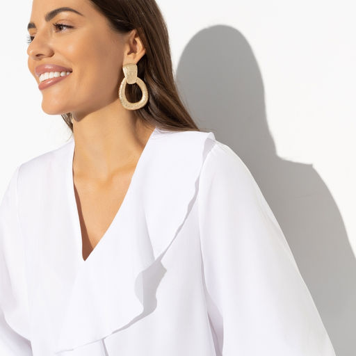 Блуза с воланом Стильный триумф - Charutti фото 3