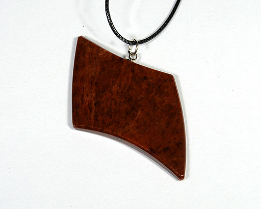 Кулон из обсидиана "Русалка" 52*30мм.