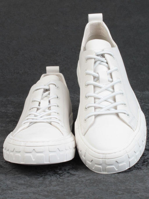 03-72699-2 WHITE Полуботинки спортивные мужские (натуральная кожа)