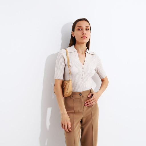 Сумка багет на молнии, цвет бежевый - Simaland фото 7