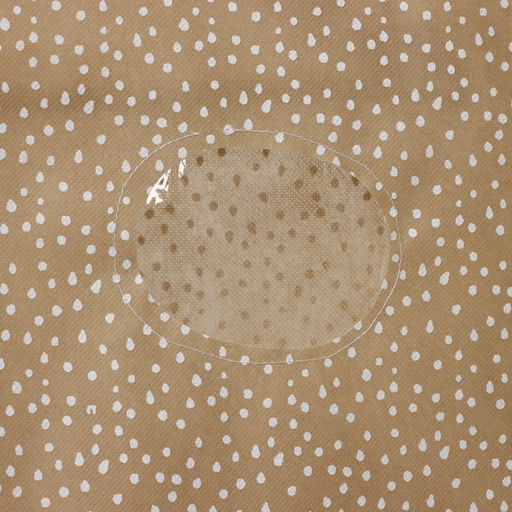 Чехол для одежды Доляна Points, ПВХ окно, 6090 см, бежевый  фото 4