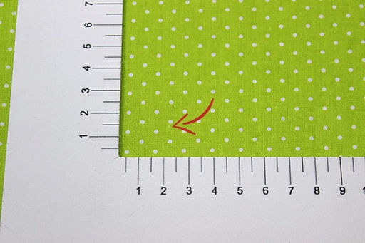 Сатин Белое пшено на лаймовом, СОРТ2, ш.1.60м, хлопок-100%, 110гр/м.кв - Купава фото 5