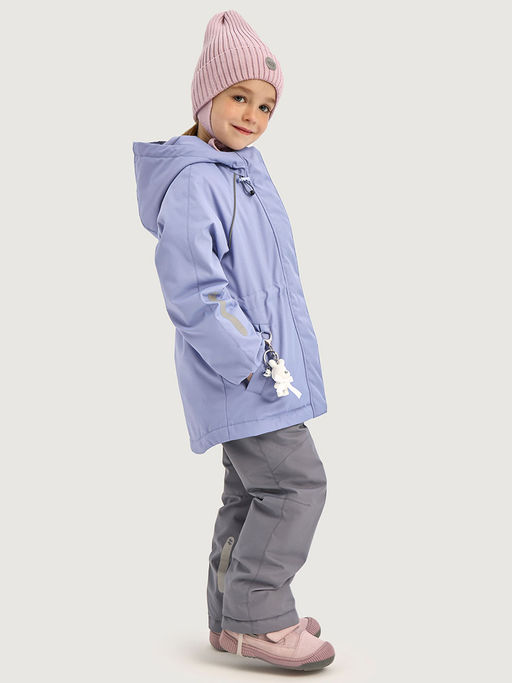 Костюм 7м1826 лаванда/светло-серый