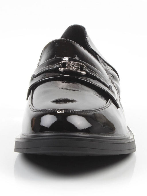 03-DEB103-3 BLACK Лоферы женские (натуральная кожа)