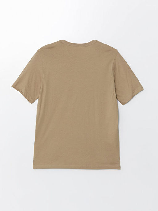 Bisiklet Yaka K?sa Kollu Penye Erkek Ti??rt - Waikiki фото 2